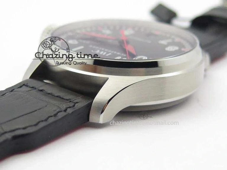 MIROTIME 0101 RelaxedFit Big Pilot Real PR IW500435 “Muhammad Ali” ZF Best Edition On Black Leather Strap A 7295